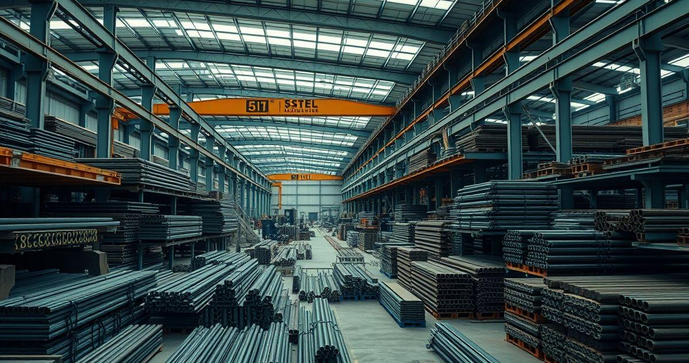 Como funciona a Distribuição de Aço e Ferro no Setor Industrial Como funciona a Distribuição de Aço e Ferro no Setor Industrial