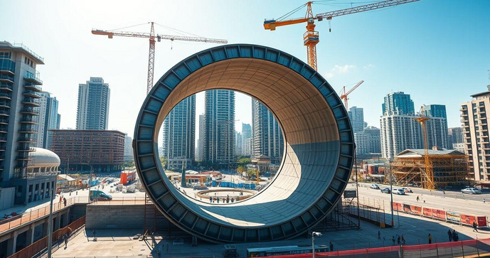 Tubo estrutural redondo é a escolha ideal para projetos de construção e design