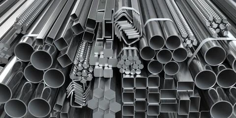 Distribuição de aço e ferro
